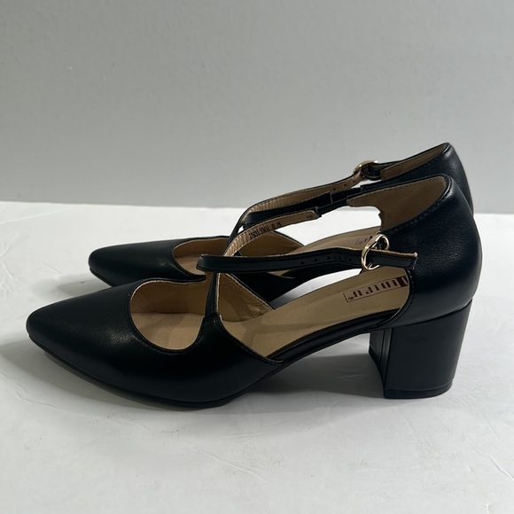 Didifu black Mary Jaen leather pump size 8.5 - Picture 1 of 8
